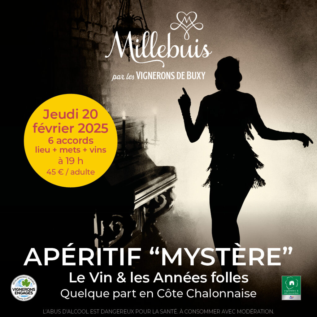 APÉRITIF MYSTÈRE LE VIN ET LES ANNEES FOLLES 2025